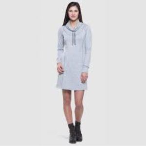 Kuhl Lea Dress - Size Large - Heather Light Gray